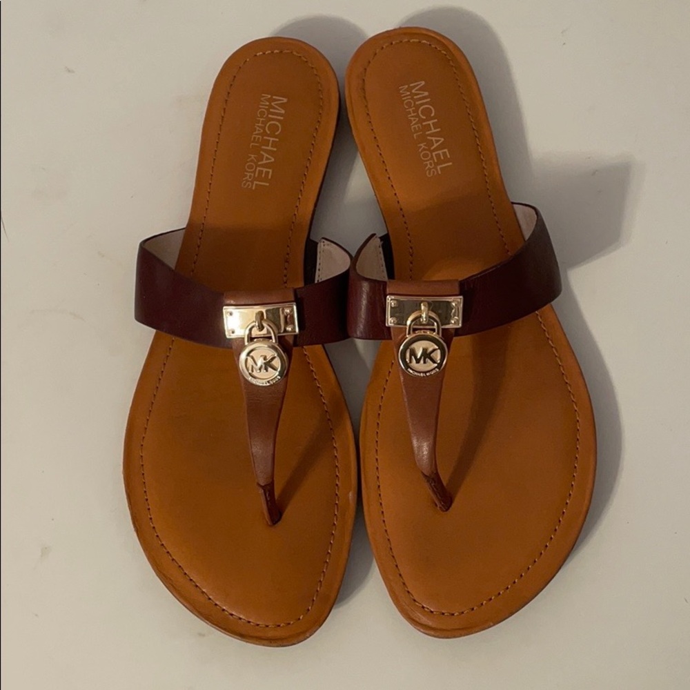 Michael Kors Leather Sandal